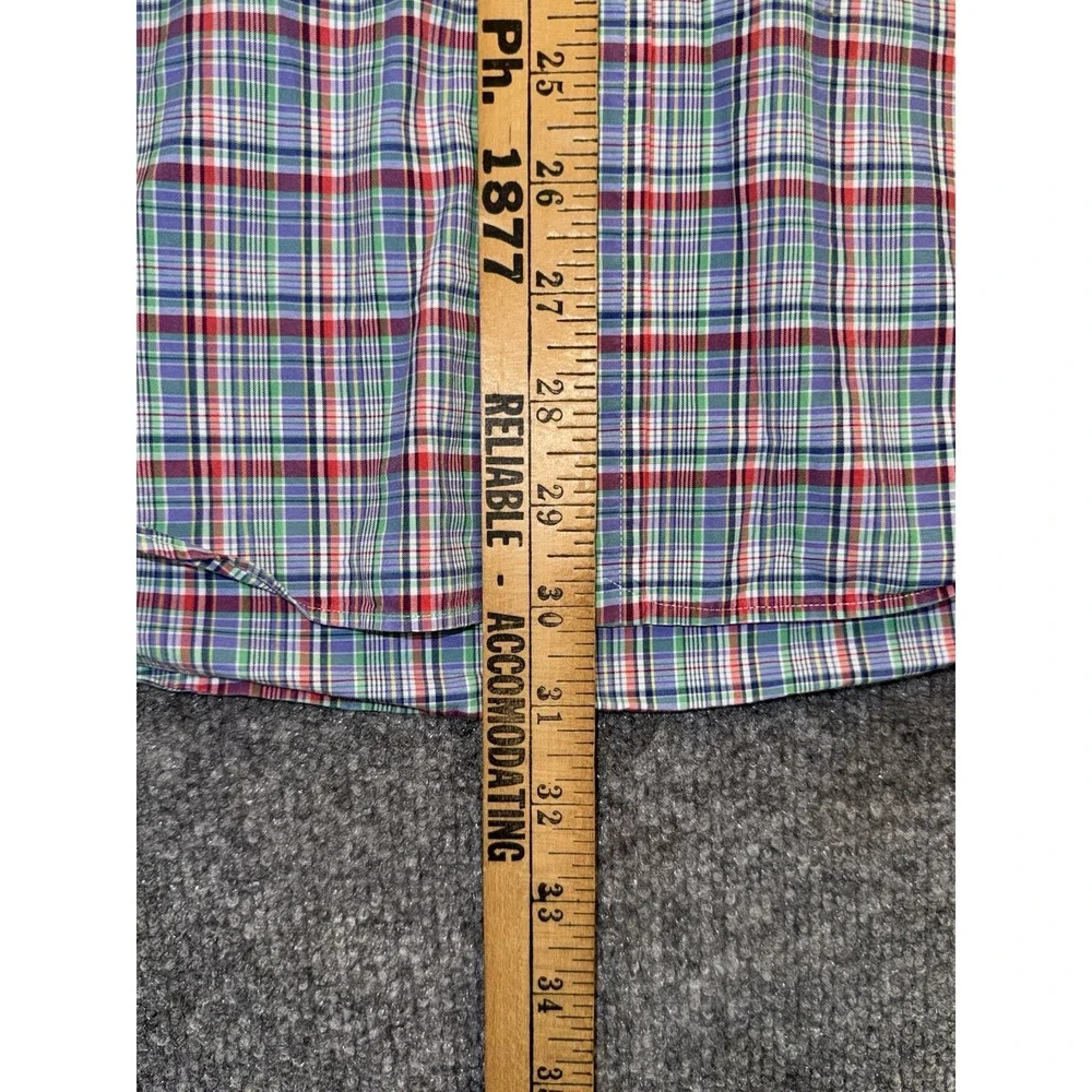 Polo Ralph Lauren Men's Medium Plaid Button Down Shirt Multicolor Pony Cotton